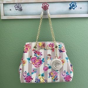 Betsey Johnson flowered purse